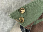 Vintage USMC M81 Woodland Camo BDU Combat Coat Jacket  Regular Rank Pins Sz S