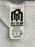 Into the AM Galaxy Hoodie Space Astronaut Rainbow Stars Mens Pullover Sz XL