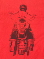 Pro Super Heavy Harley-Davidson Black Riders Red Fringe Sleeve Graphic Tee XL