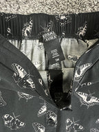 Cosmic Aura Hot Topic Dark Moth Butterfly Maxi Skirt Gothic Pockets Sz Small