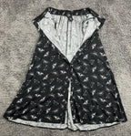 Cosmic Aura Hot Topic Dark Moth Butterfly Maxi Skirt Gothic Pockets Sz Small