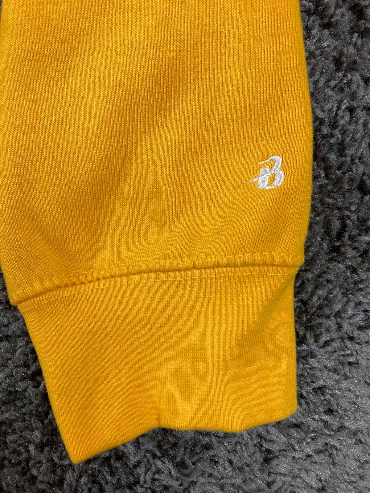 Badger Sport San Diego Padres Baseball Softball Camps Hoodie Gold Yellow Mens Lg