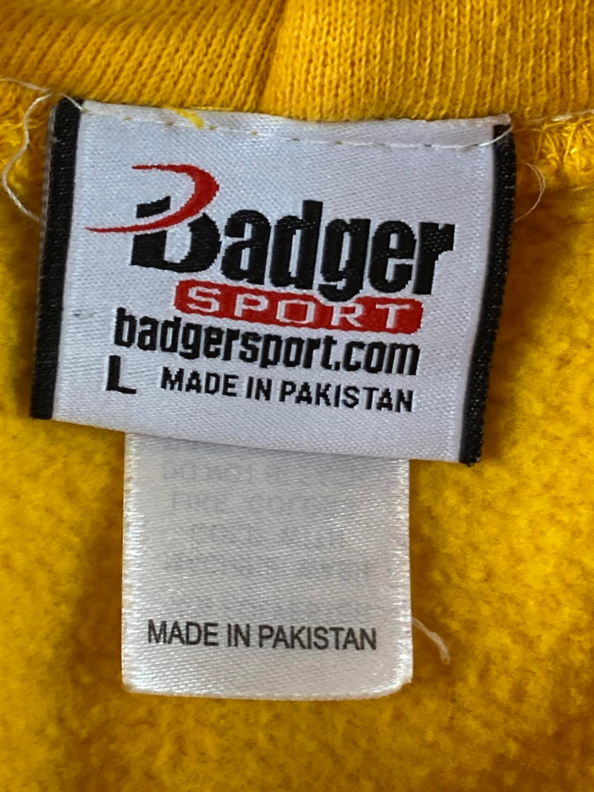 Badger Sport San Diego Padres Baseball Softball Camps Hoodie Gold Yellow Mens Lg