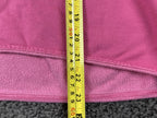 Nike Yoga Luxe Pink Cropped Fleece Crewneck Sweatshirt Women's Small S Boxy