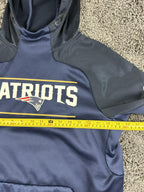 Nike New England Patriots Therma-FIT Hoodie Sweatshirt NFL Men's Navy Blue Small