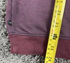 TravisMathew Crewneck Sweatshirt Men's Burgundy Pima Cotton Modal Blend Sz M