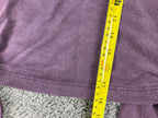 Athleta Yoga Tie Back Sweatshirt Agate Purple Nirvana Pullover Open Back Sz XS
