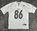 Vintage 2006 Reebok Steelers Hines Ward Jersey Mens XL White Super Bowl XL NFL