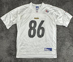Vintage 2006 Reebok Steelers Hines Ward Jersey Mens XL White Super Bowl XL NFL