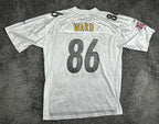 Vintage 2006 Reebok Steelers Hines Ward Jersey Mens XL White Super Bowl XL NFL