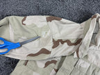 US Military 3 Color Desert Camo BDU Combat Jacket Coat Ripstop XS Short
