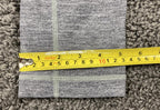 Lululemon Pace Rival Crop 22" Leggings Heathered Black Gray Mesh Pockets Sz 6