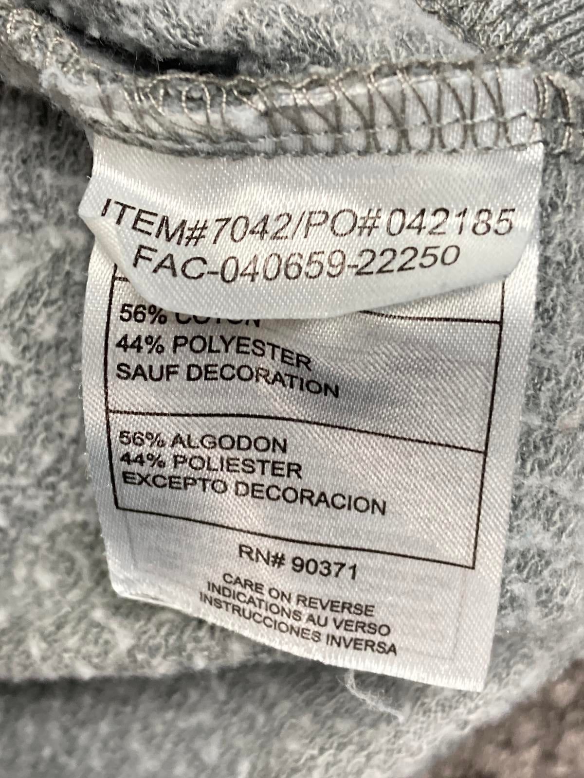Ole Red Genuine Country Sweatshirt Men's Full Zip Hoodie Gray Graphic Sz Large