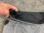 Lululemon Pace Rival Crop 22" Leggings Heathered Black Gray Mesh Pockets Sz 6