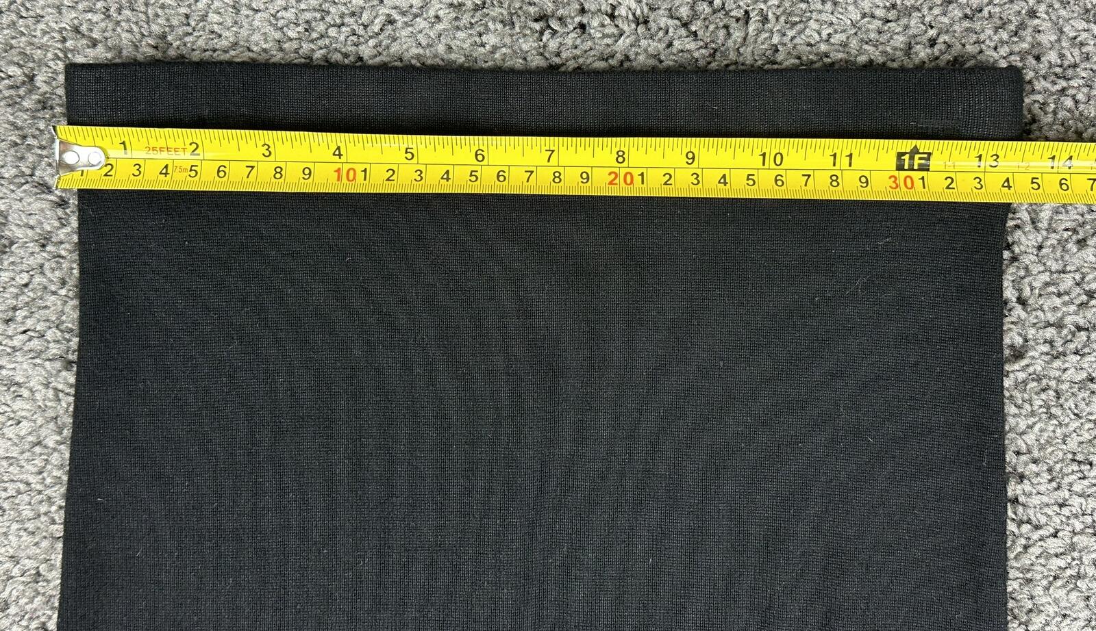 House of Harlow 1960 Skirt WomensBlack Knit Midi Side Slit Rayon Nylon Sz S