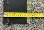 Kayden K Men's Black Skinny Pants Camo Side Stripe Ankle Zip Drawstring Size M