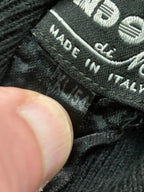 Mondo di Marco Sweater Mens XL Black Mock Neck Knit Made in Italy