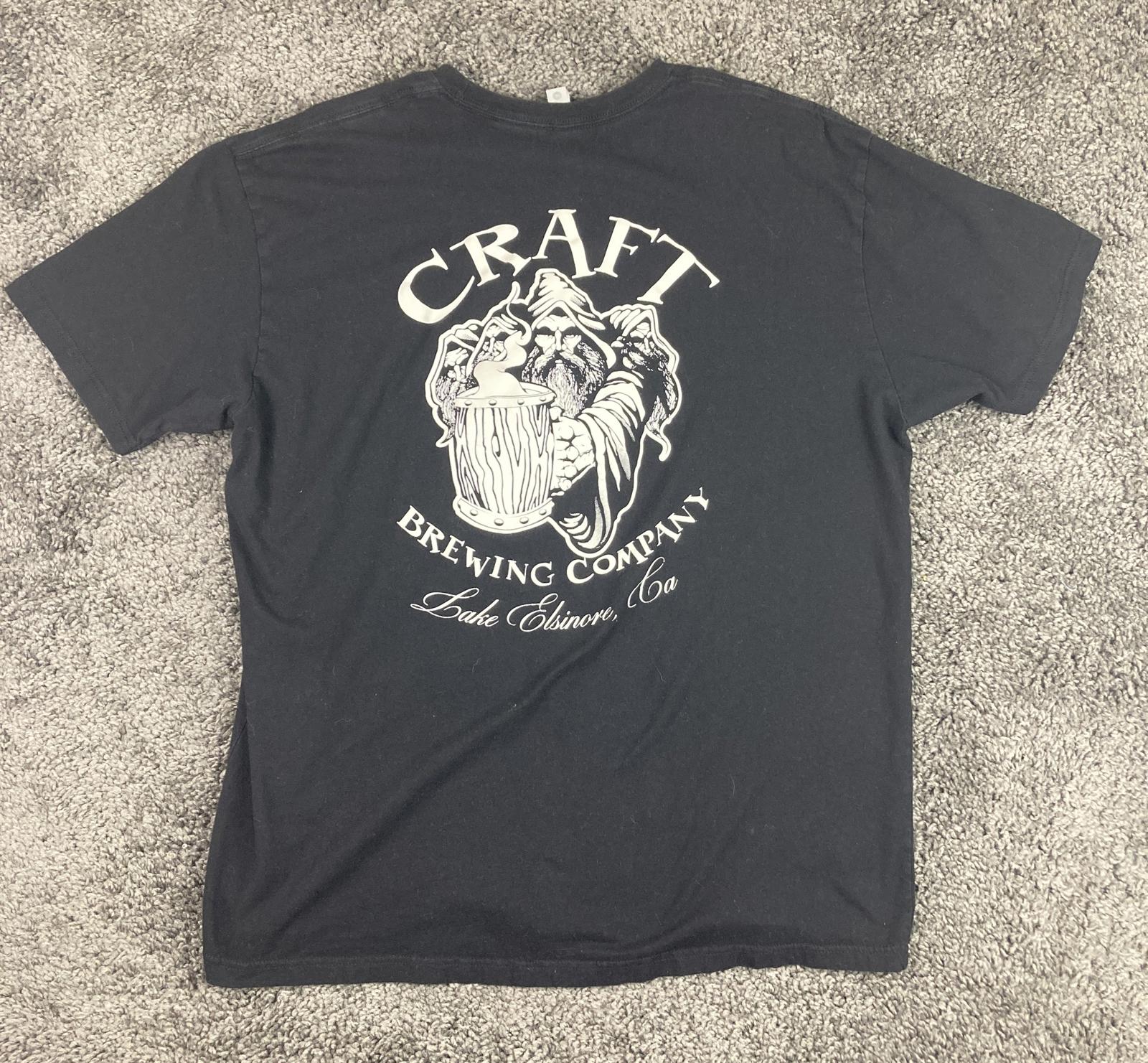 Craft Brewing Company Lake Elsinore CA Graphic T-Shirt Men XXL Cotton
