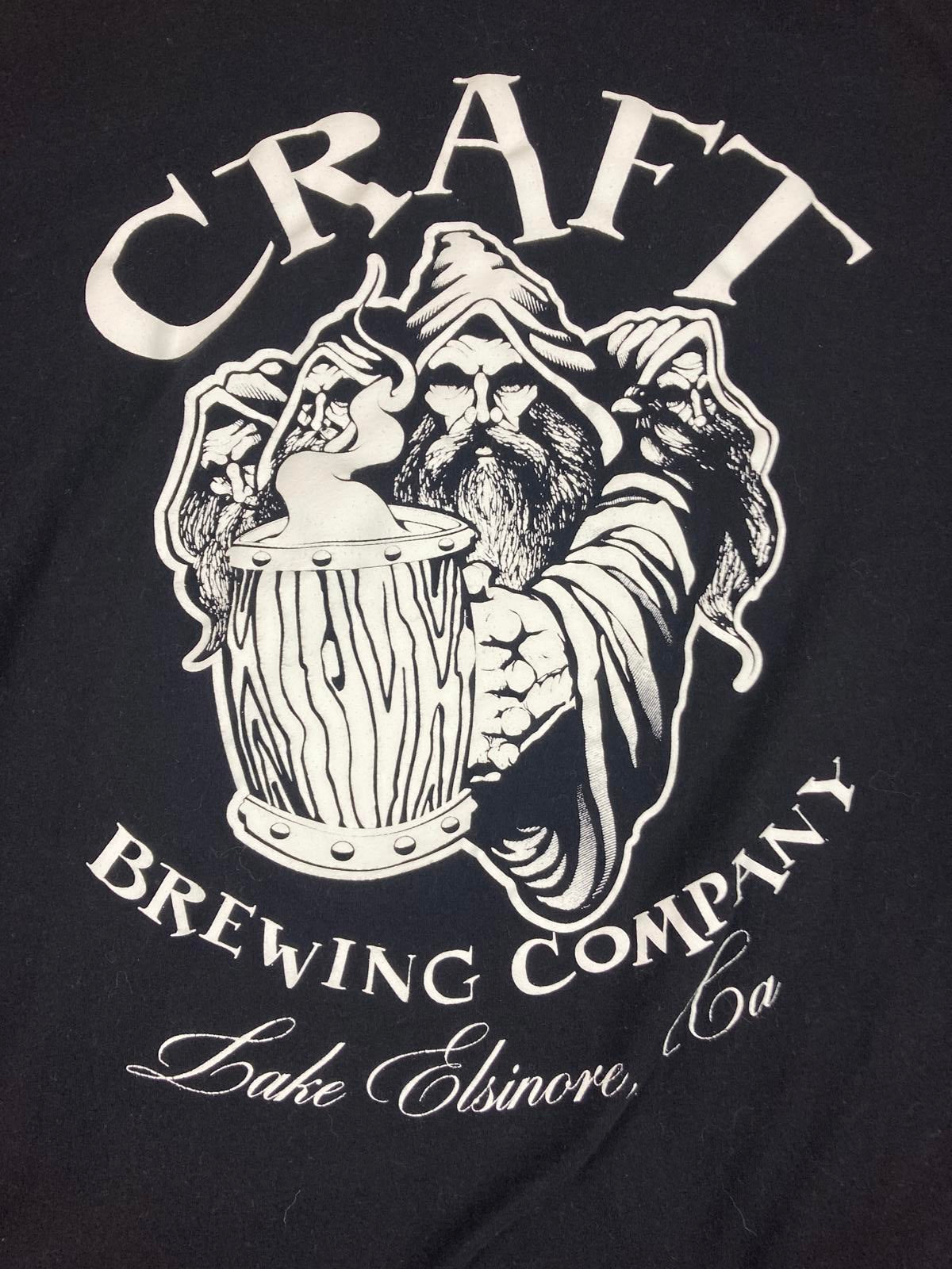 Craft Brewing Company Lake Elsinore CA Graphic T-Shirt Men XXL Cotton