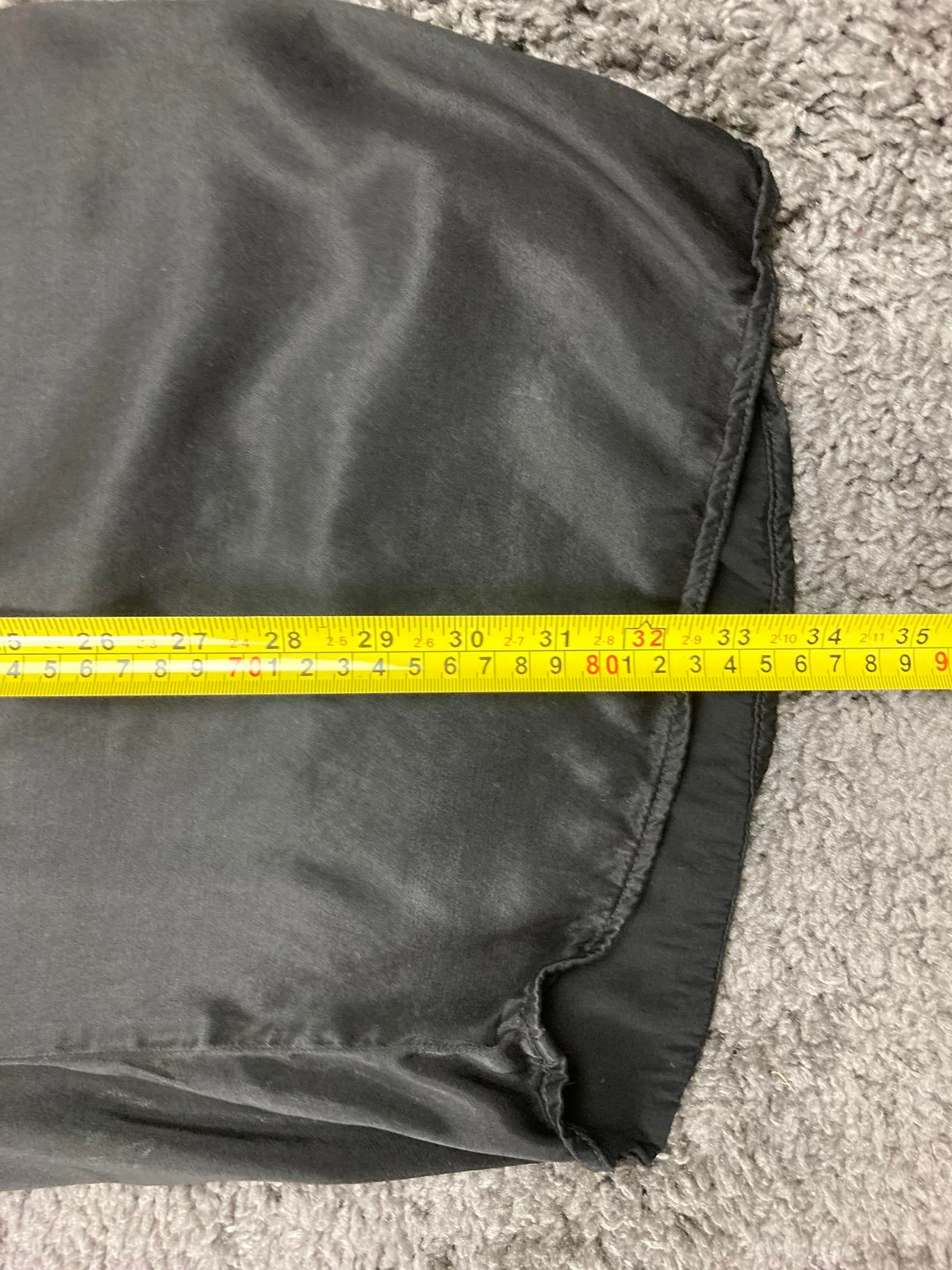 Bella Dahl Womens Black Wide Leg Pants High Waist Cupro Rayon Silky Pockets Sz M