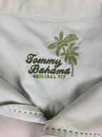 Tommy Bahama Original Fit Light Green Silk Shirt Men’s XL Short Sleeve