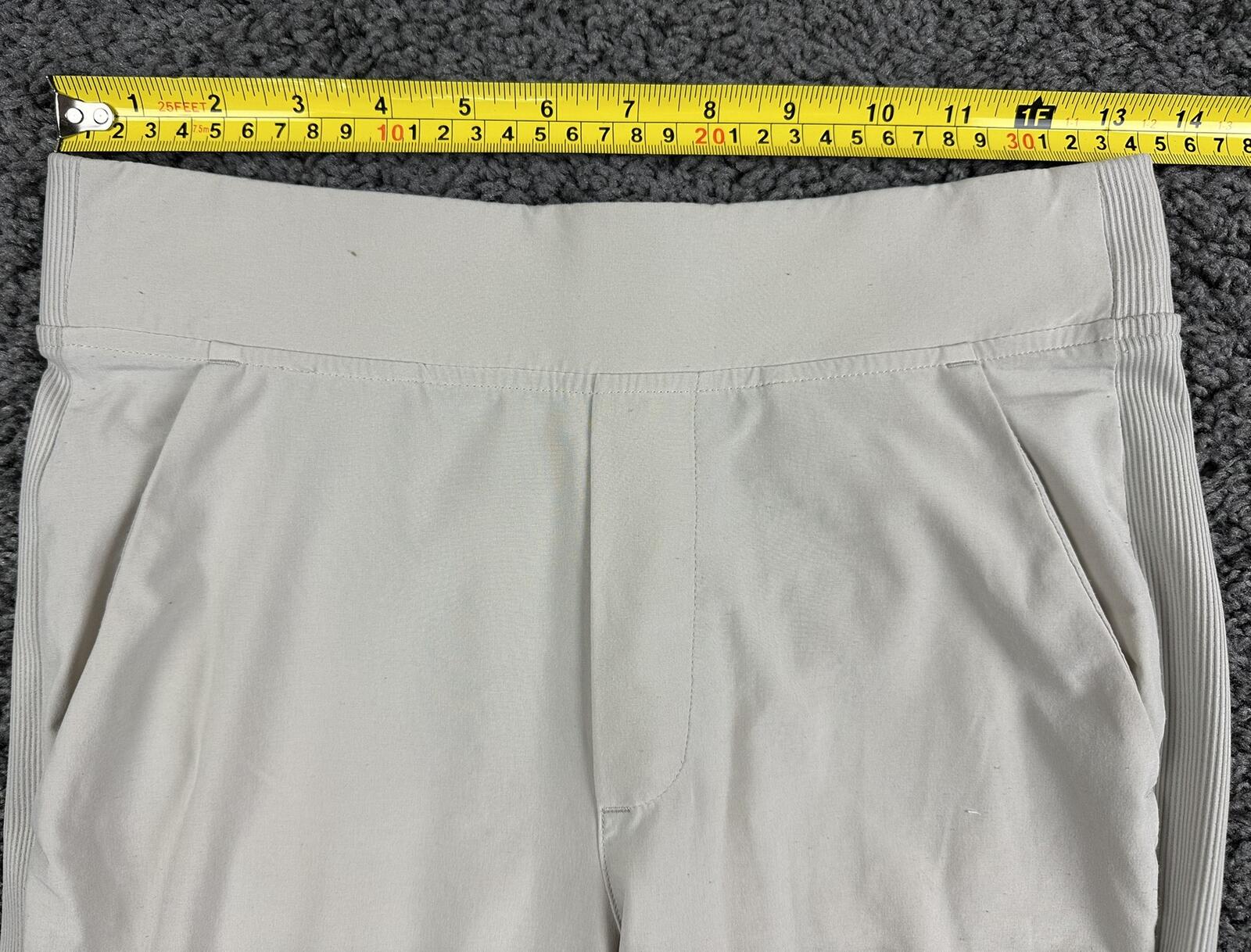 Athleta Brooklyn Mid Rise Ankle Pant Beige Lightweight Stretch Travel Sz 0