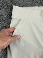 Athleta Brooklyn Mid Rise Ankle Pant Beige Lightweight Stretch Travel Sz 0