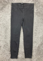 Liverpool Los Angeles The Skinny High Rise Pull On Jeans Black Rinse Size 6 / 28