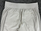 Athleta Brooklyn Mid Rise Ankle Pant Beige Lightweight Stretch Travel Sz 0