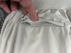 Athleta Brooklyn Mid Rise Ankle Pant Beige Lightweight Stretch Travel Sz 0
