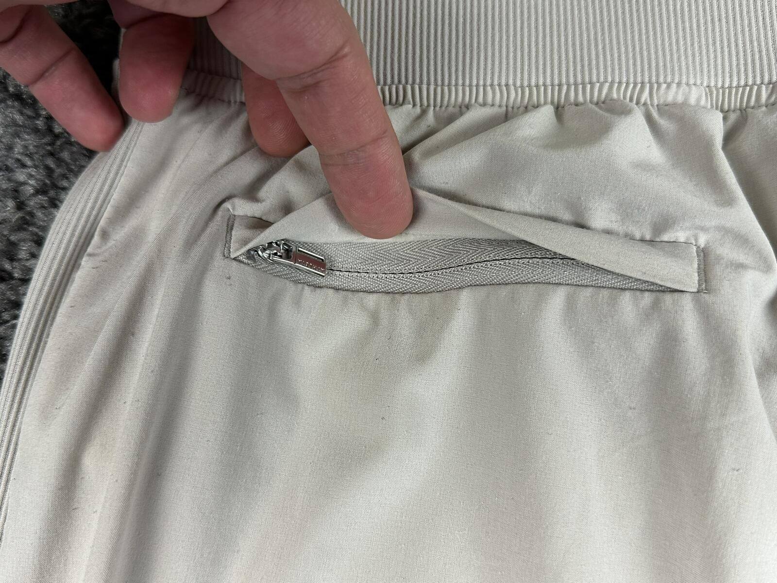 Athleta Brooklyn Mid Rise Ankle Pant Beige Lightweight Stretch Travel Sz 0