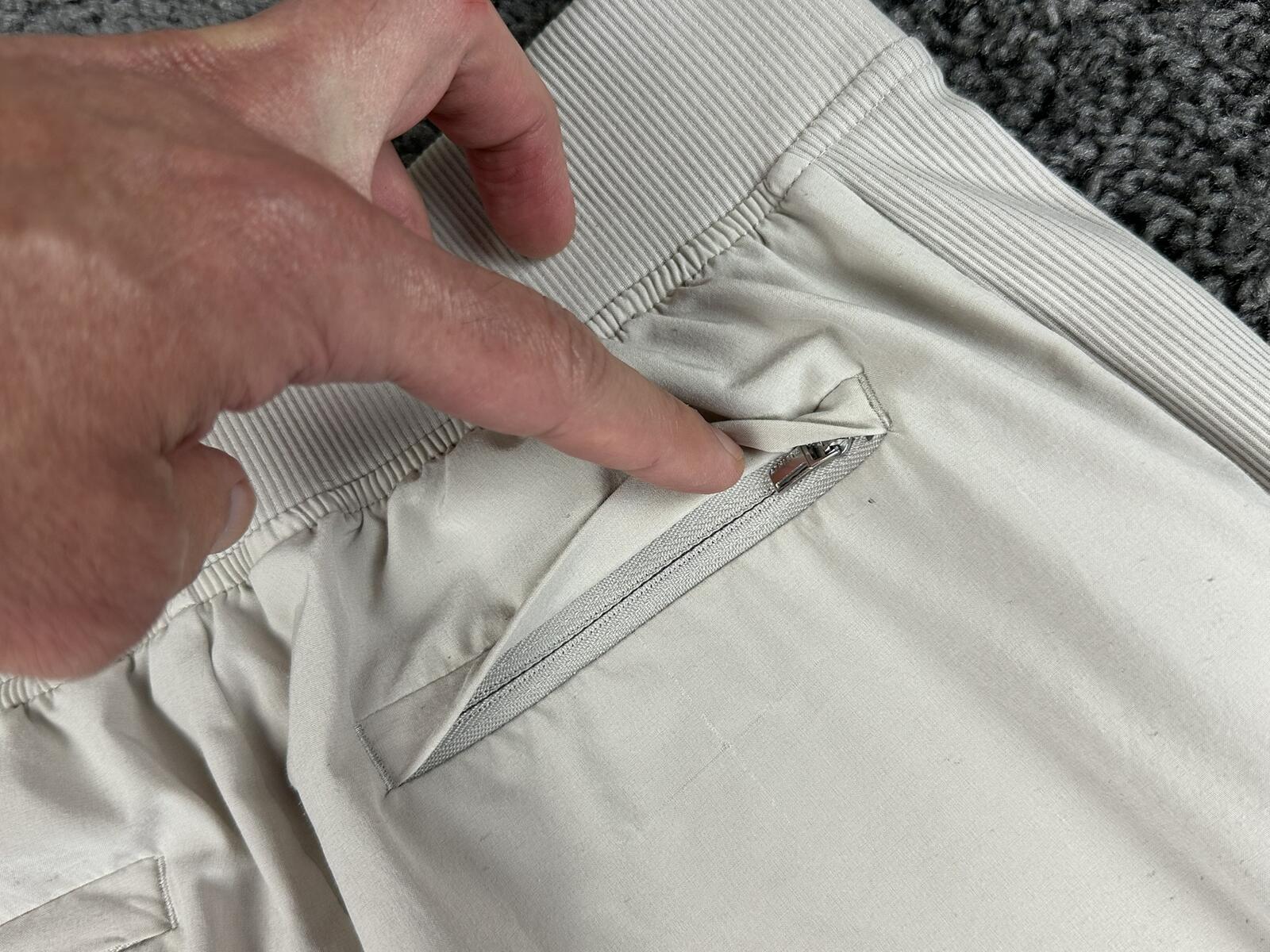 Athleta Brooklyn Mid Rise Ankle Pant Beige Lightweight Stretch Travel Sz 0