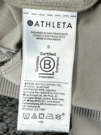 Athleta Brooklyn Mid Rise Ankle Pant Beige Lightweight Stretch Travel Sz 0