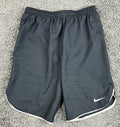Nike Dri-FIT Shorts Youth  Black White Swoosh Running Athletic Shorts Sz XL