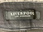 Liverpool Los Angeles The Skinny High Rise Pull On Jeans Black Rinse Size 6 / 28