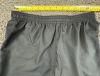 Nike Dri-FIT Shorts Youth  Black White Swoosh Running Athletic Shorts Sz XL