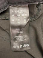 Liverpool Los Angeles The Skinny High Rise Pull On Jeans Black Rinse Size 6 / 28
