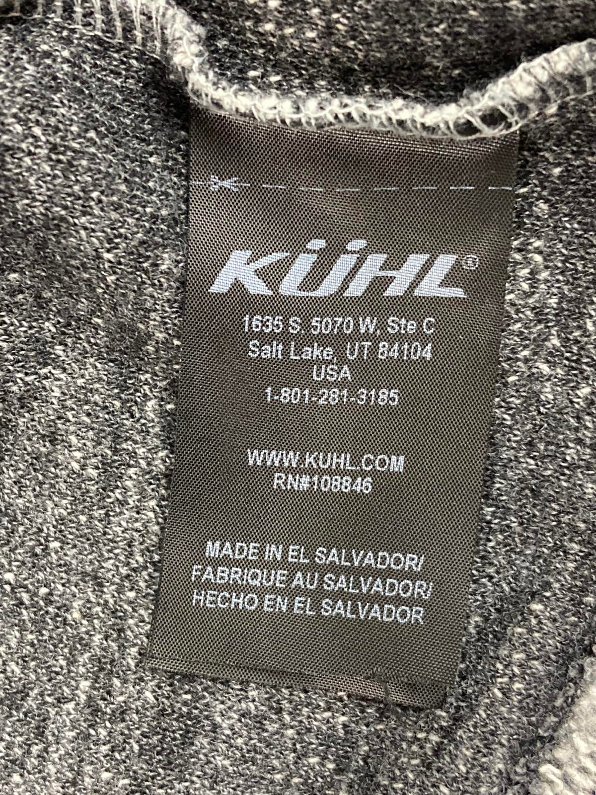 KÜHL Women’s Nova Wrap Sweater Size S Gray Knit Open Front Cardigan