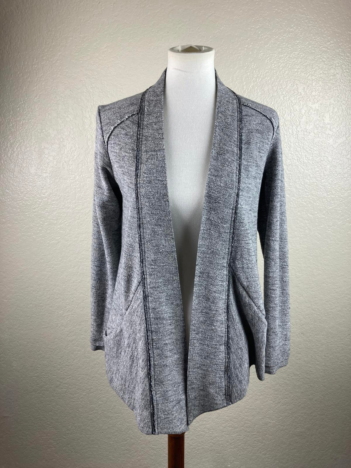 KÜHL Women’s Nova Wrap Sweater Size S Gray Knit Open Front Cardigan