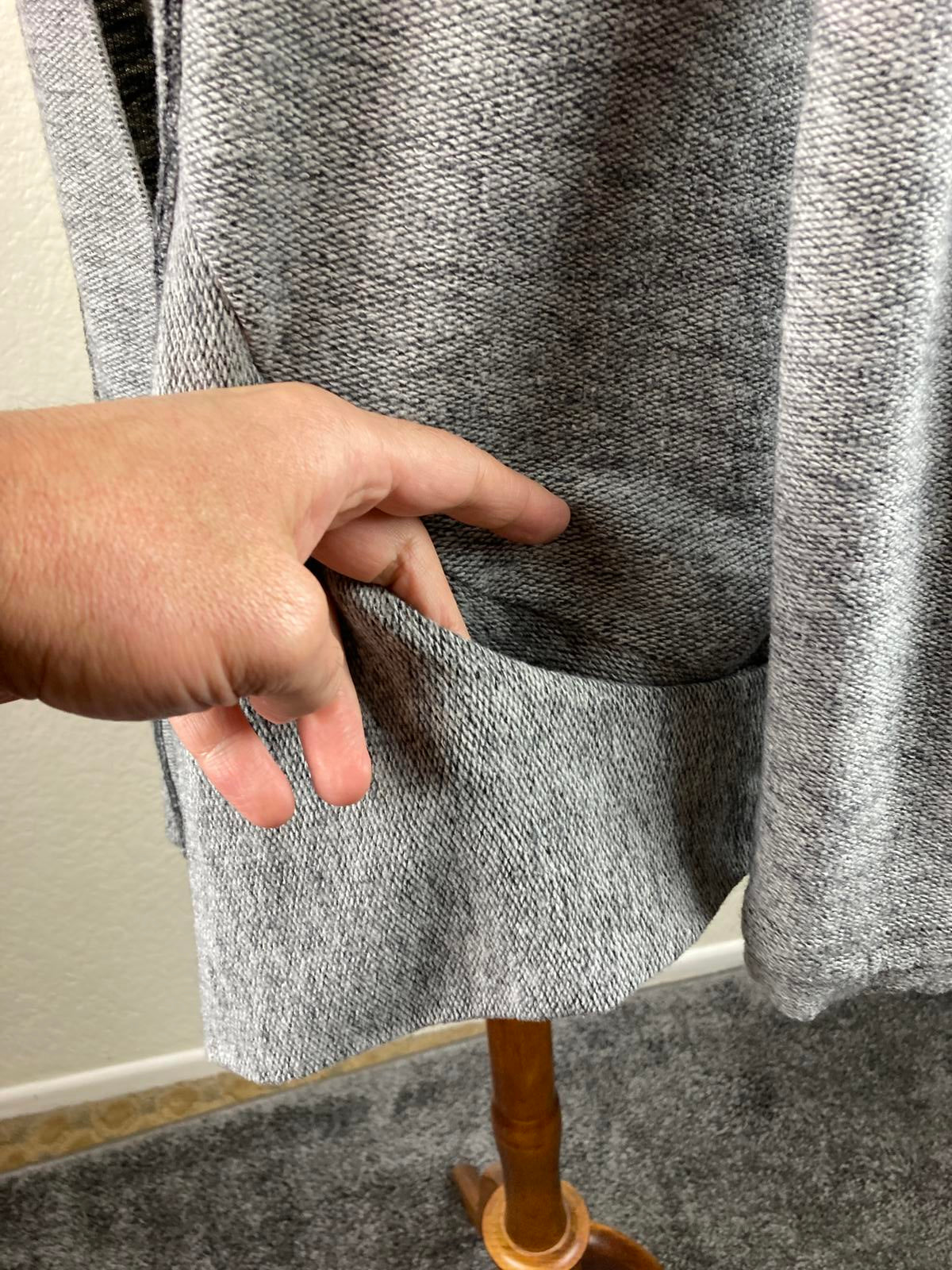 KÜHL Women’s Nova Wrap Sweater Size S Gray Knit Open Front Cardigan