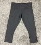 Lululemon Wunder Under High-Rise Crop Leggings Black Yoga Pants Womens  Size 6