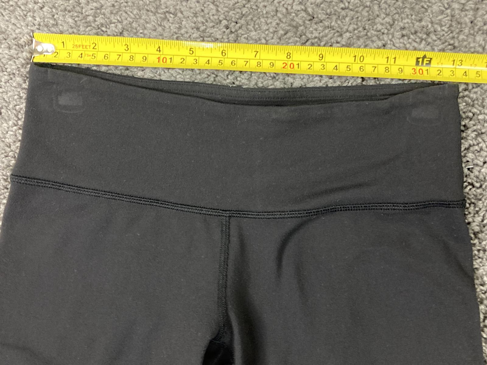 Lululemon Wunder Under High-Rise Crop Leggings Black Yoga Pants Womens  Size 6
