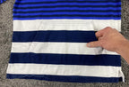 Polo Ralph Lauren Hoodie Navy Blue Red Striped Size XL