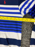 Polo Ralph Lauren Hoodie Navy Blue Red Striped Size XL