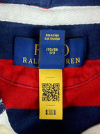 Polo Ralph Lauren Hoodie Navy Blue Red Striped Size XL