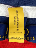 Polo Ralph Lauren Hoodie Navy Blue Red Striped Size XL