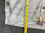 Billabong Sundays Vacay Hawaiian Shirt Men's Floral Organic Cotton Beige Sz L