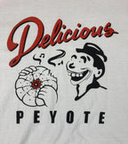 Delicious Vinyl x Peyote Logo Flip T-Shirt Los Angeles Apparel Heavyweight Sz M