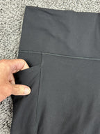 Athleta Salutation Stash 7/8 Tight Leggings Black Pockets Yoga Pants Size Large