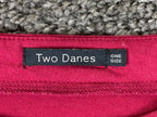 Two Danes Pink Bamboo Pocket Tunic Top Roni Rabl Lagenlook Oversized  One Size